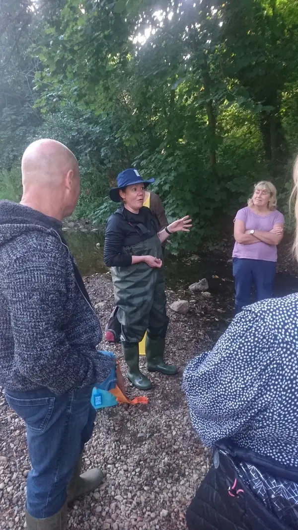 Climate Action Wansbeck event Investigating the White Tailed Crayfish - River Wansbeck - 2022