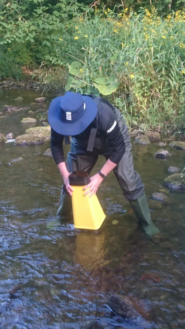 Climate Action Wansbeck event Investigating the White Tailed Crayfish - River Wansbeck - 2022