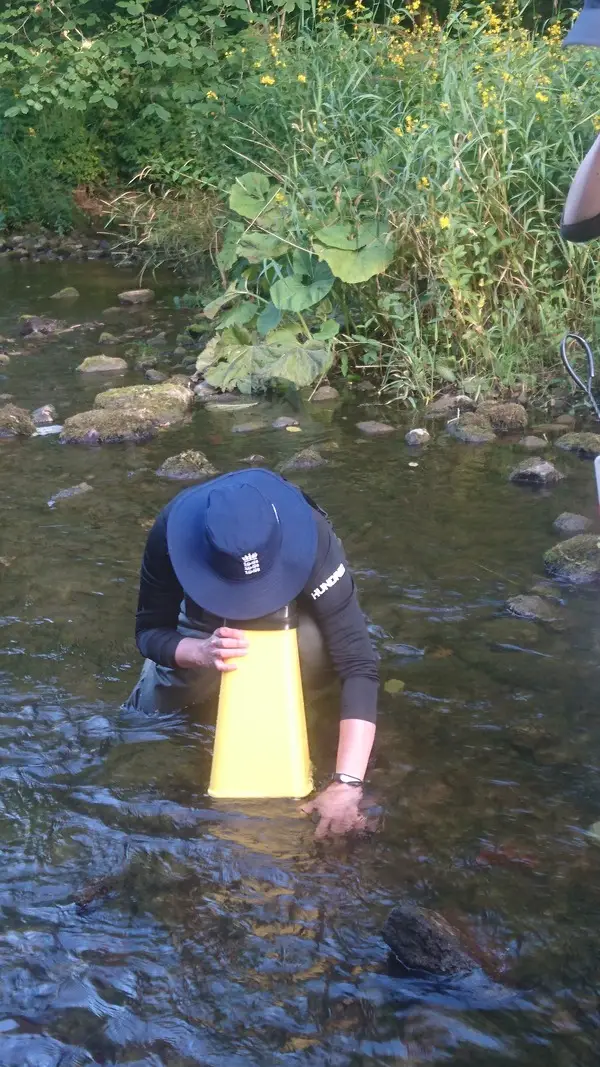 Climate Action Wansbeck event Investigating the White Tailed Crayfish - River Wansbeck - 2022
